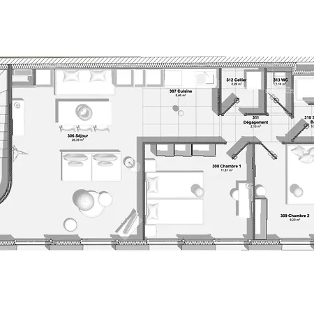 Apartment Magnifiques Dans